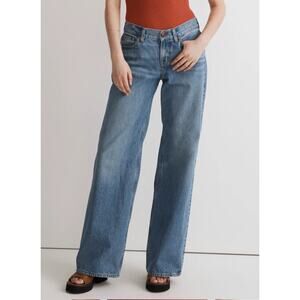 Madewell Low-rise Superwide-leg jeans 29 style NK808 Mainview Wash Rigid Denim